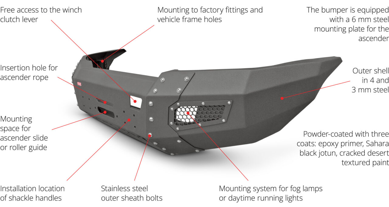 Steel bumpers More 4x4