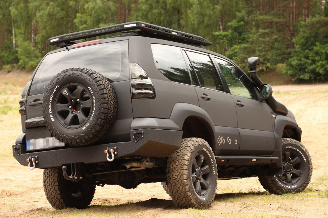 Zderzak tylny off-road - Toyota Land Cruiser J125 More 4x4